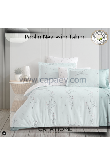 Çapa Home Poplin Nevresim Takımı %100 pamuk